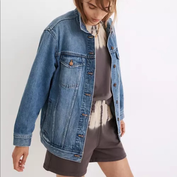 Madewell Jackets & Blazers - Madewell Oversized Trucker Jean Jacket